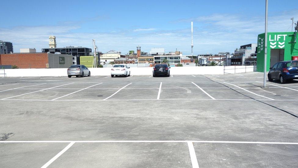 The Melbourne parking site requested by Spencer Tunick