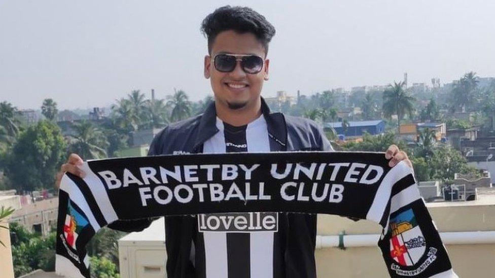 Rohan Chowdhury also supports Barnetby United