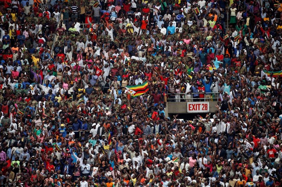 Ceremony for swearing-in of Zimbabwe President Emmerson Mnangagwa