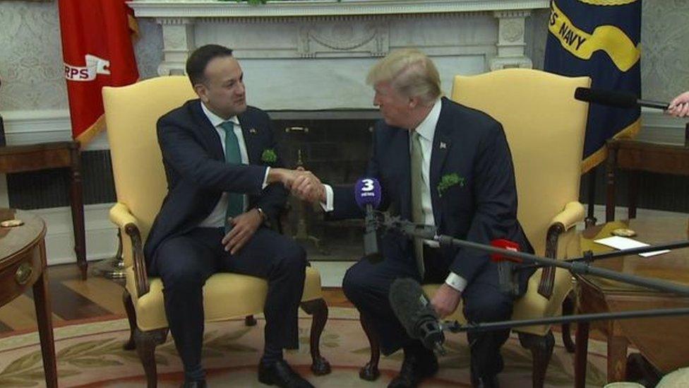 Donald Trump and Leo Varadkar