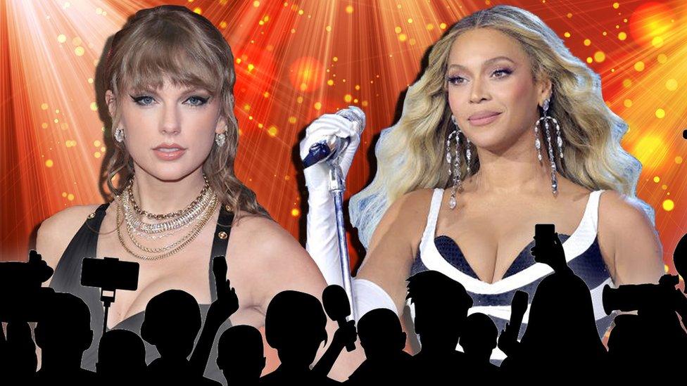 Taylor Swift and Beyoncé