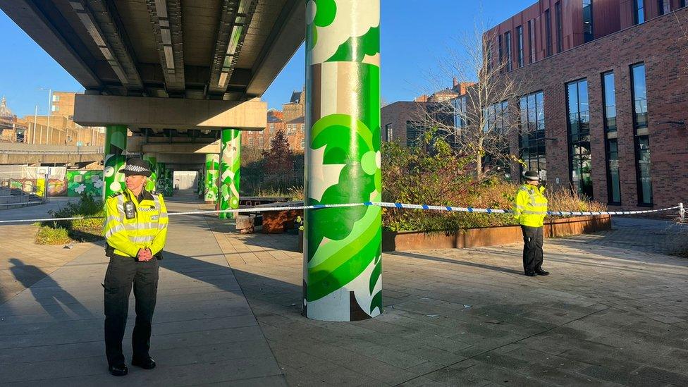 Police near Nottingham College