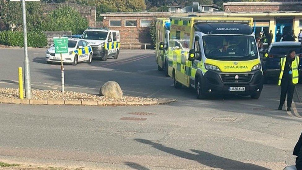 Police at Oaklands College