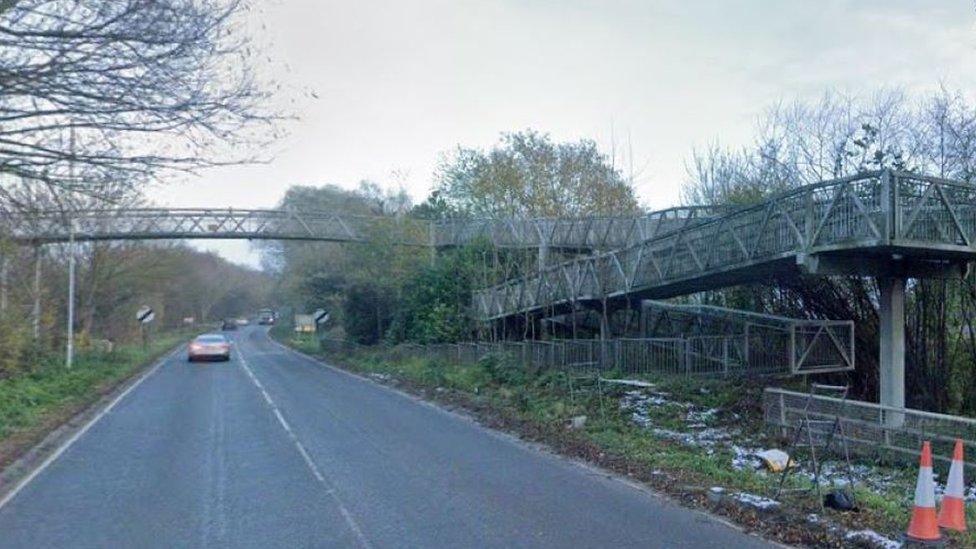 Clophill footbridge