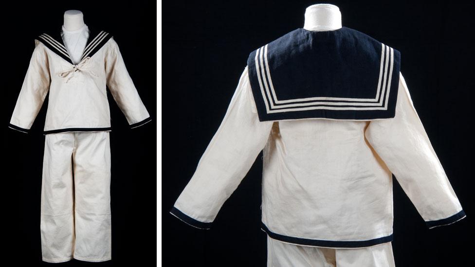 A sailor suit