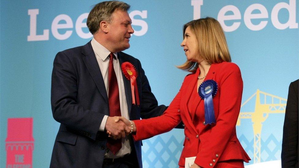 Ed Balls and Andrea Jenkyns