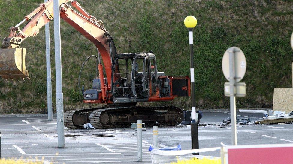 Cash machine theft image in Ballymena