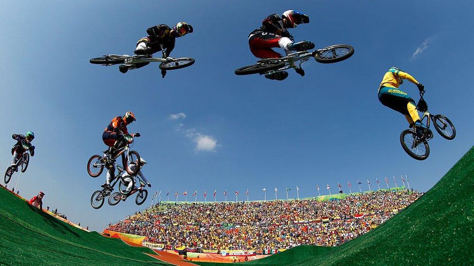 BMX racers