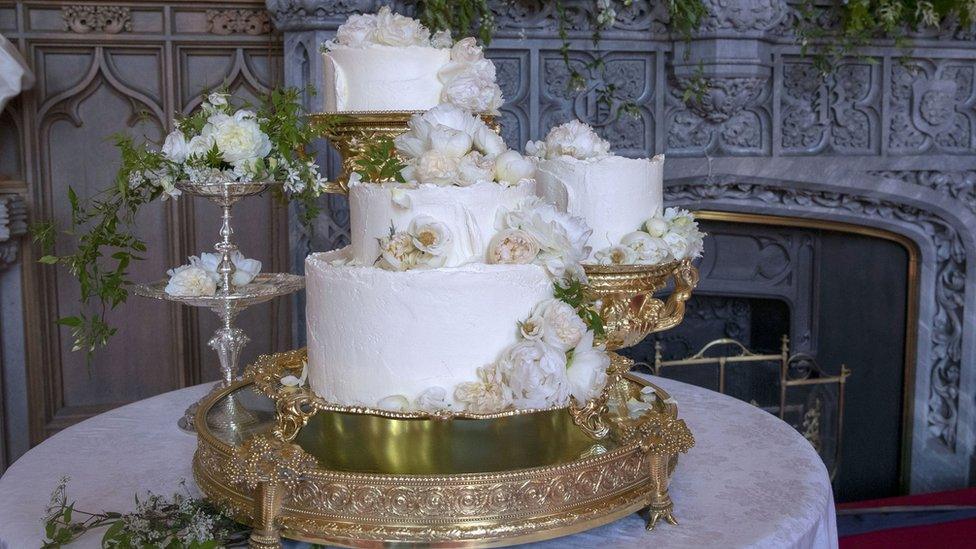 Harry and Meghan's wedding cake