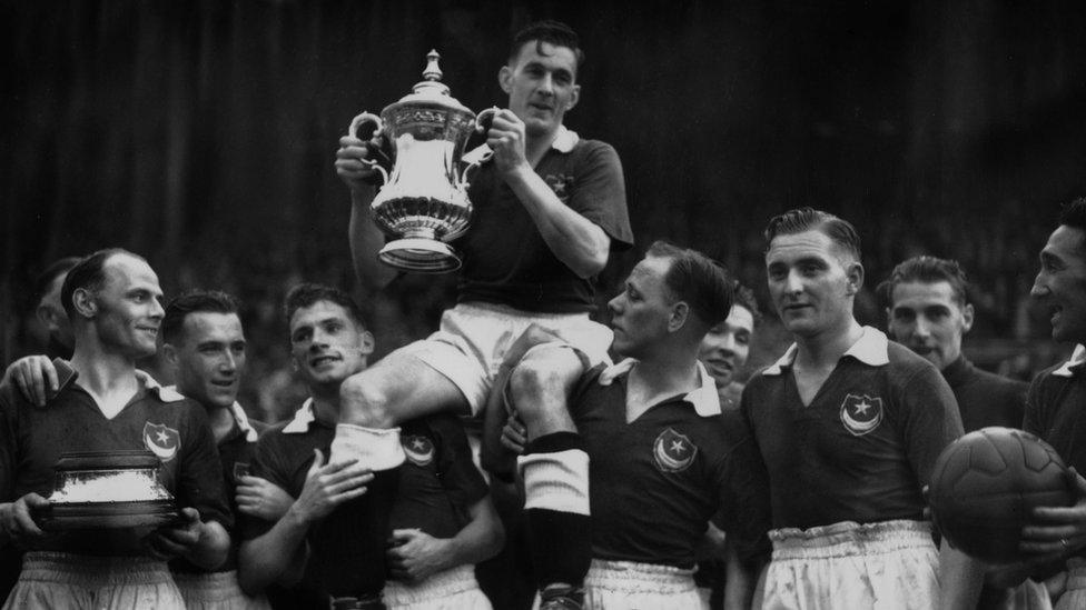 Portsmouth win the last FA cup before WW2