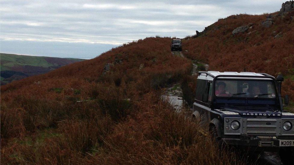 4x4s on the Happy Valley trail