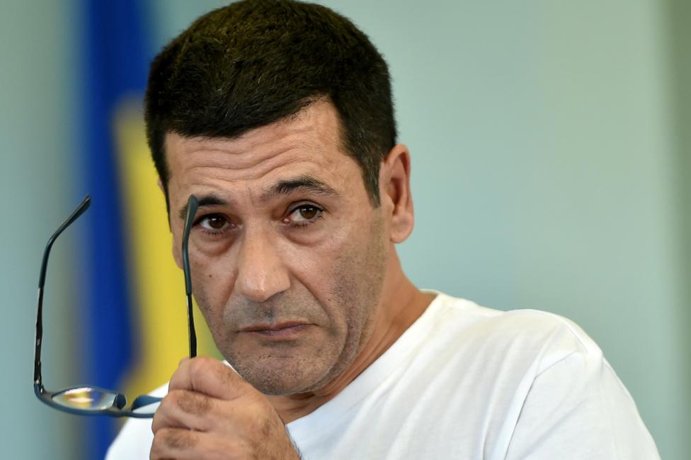 Gilbert Chikli in court in Kyiv, 26 Sep 2017