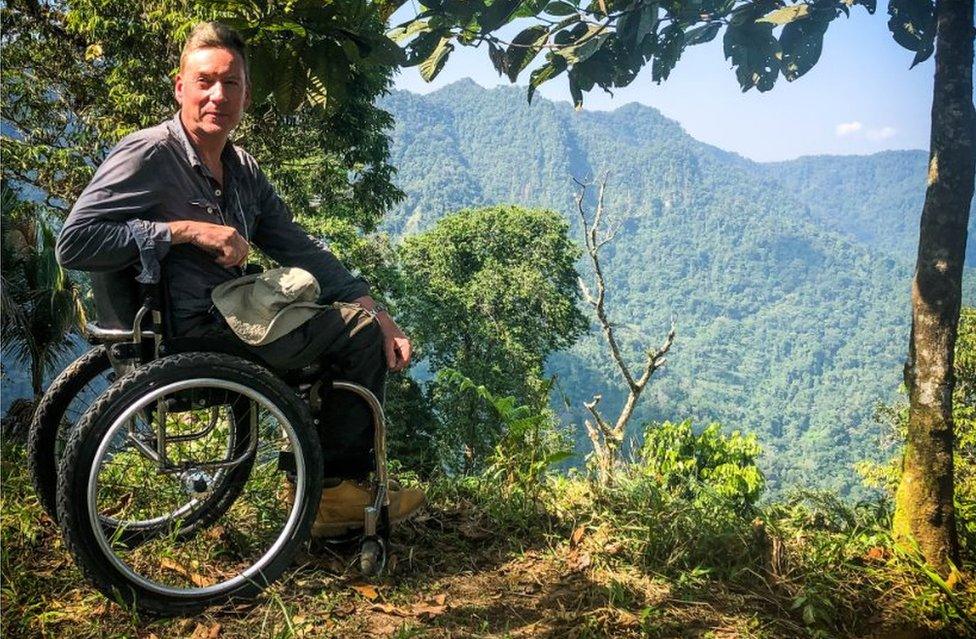 Frank Gardner in Colombia