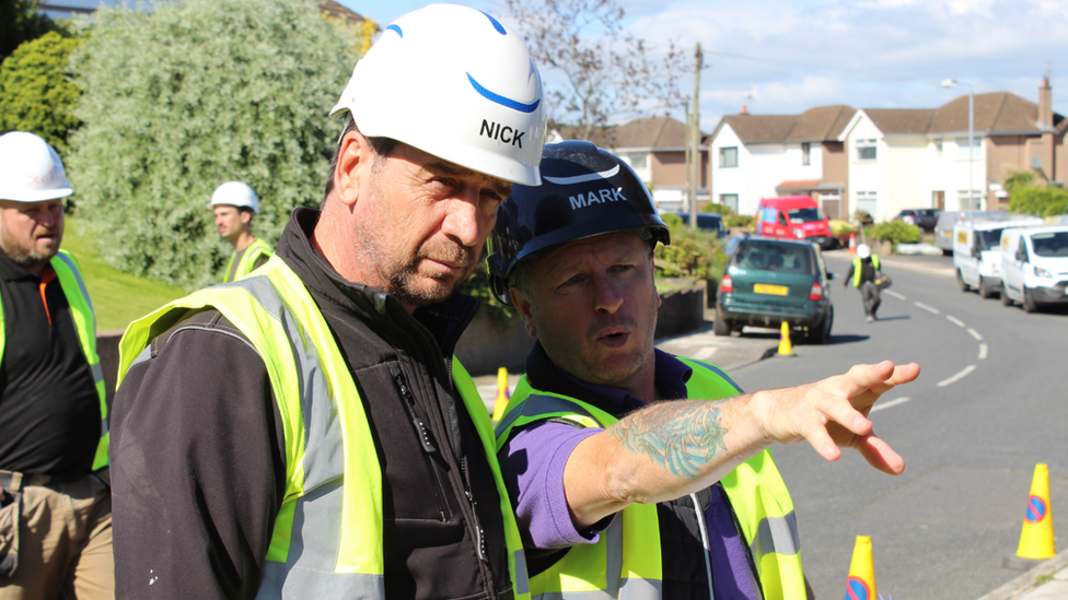 Nick Knowles and Mark Millar