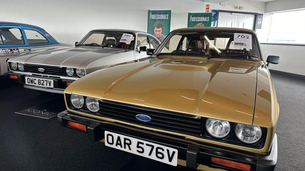 Two Ford capri cars