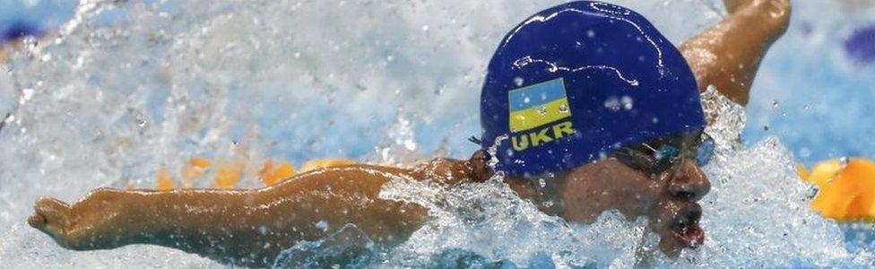 Ukrainian Paralympian Yevhen Bogodaiko competes in Rio. Photo: 12 September 2016