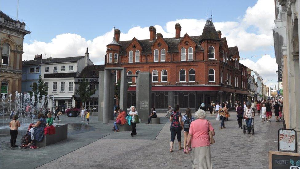 The former Grimwades building on the Cornhill