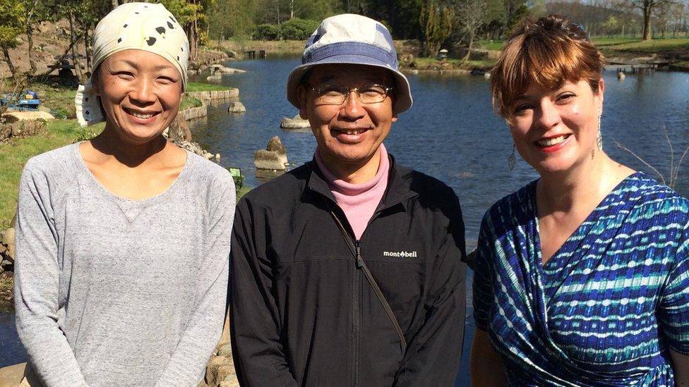 Ai Hishii, Professor Fukuhara and Pauline McLean