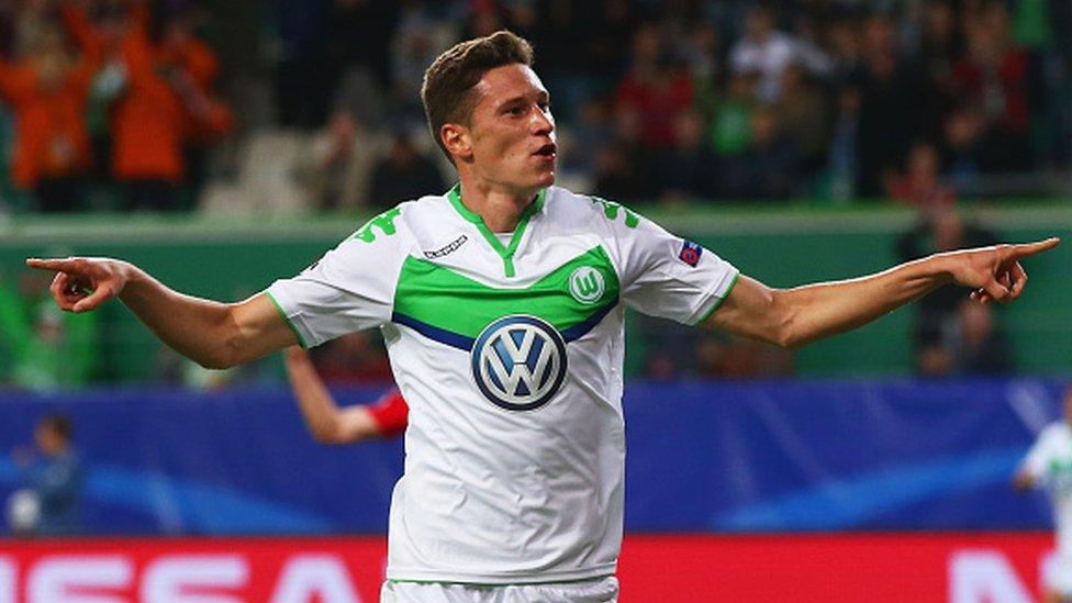 Wolfsburg midfielder Julian Draxler