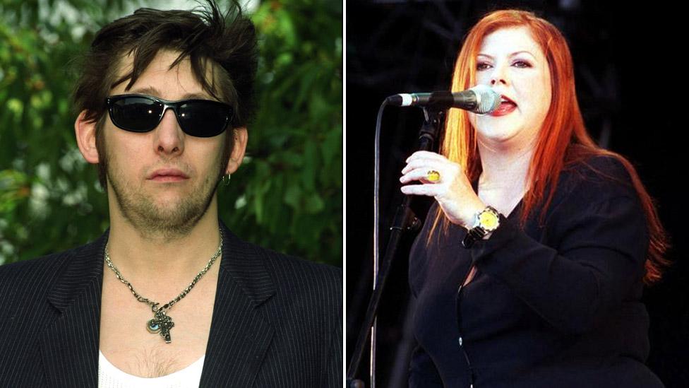 Shane MacGowan and Kirsty MacColl