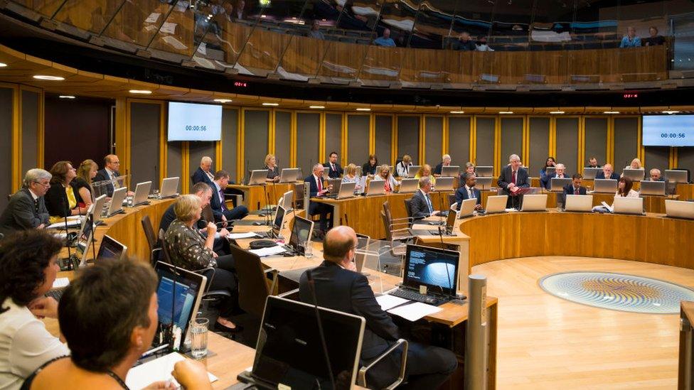 Senedd chamber