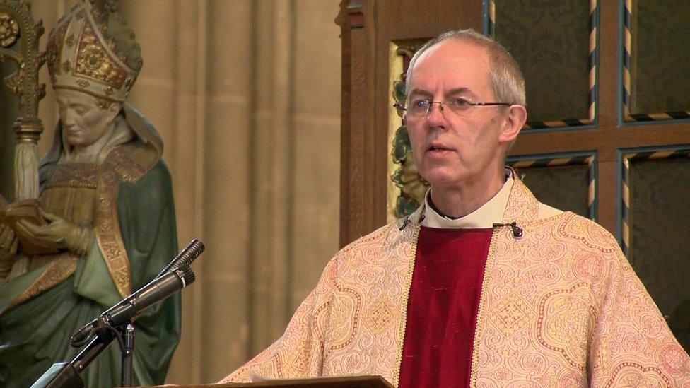 Archbishop of Canterbury Justin Welby