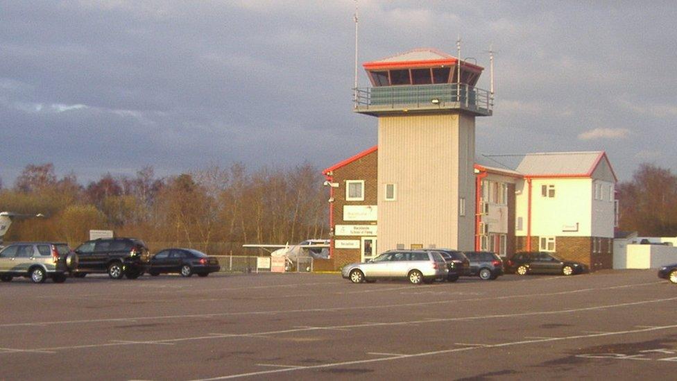 Blackbushe control tower