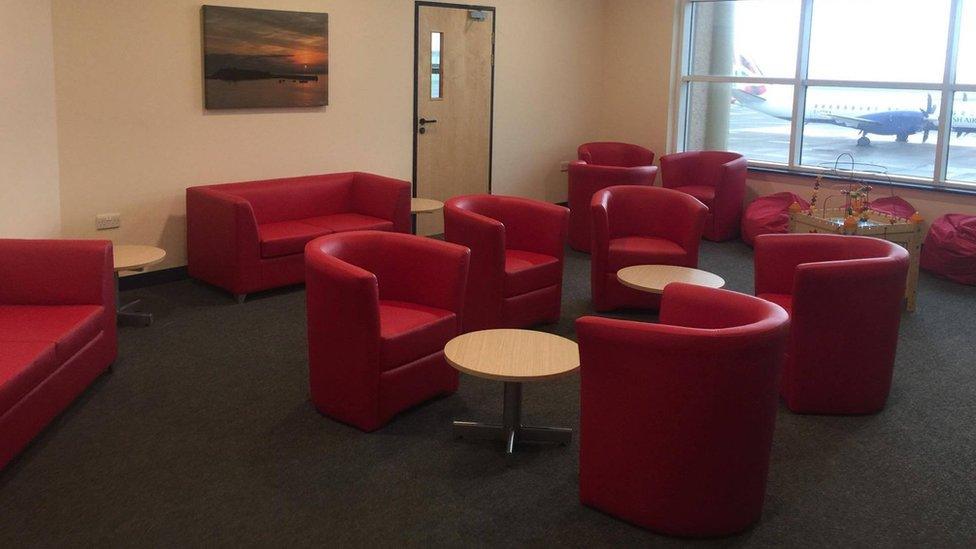 Patient room, Ronaldsway Airport