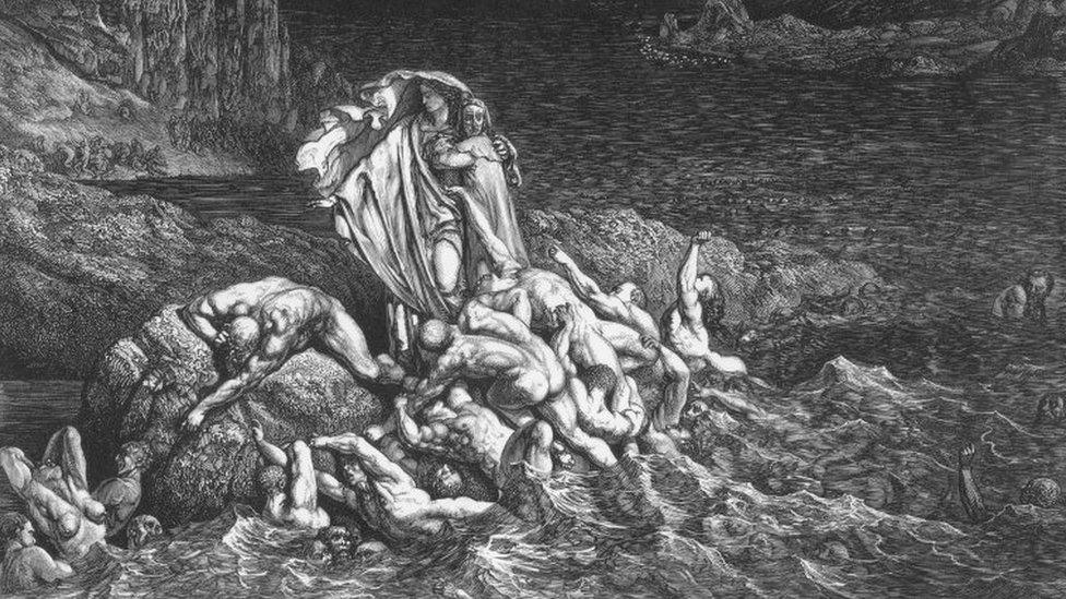 Dante's inferno engraving by Gustave Dore