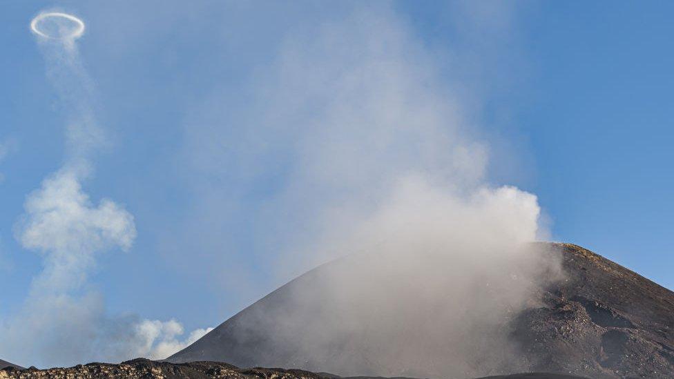 Smoke on Etna