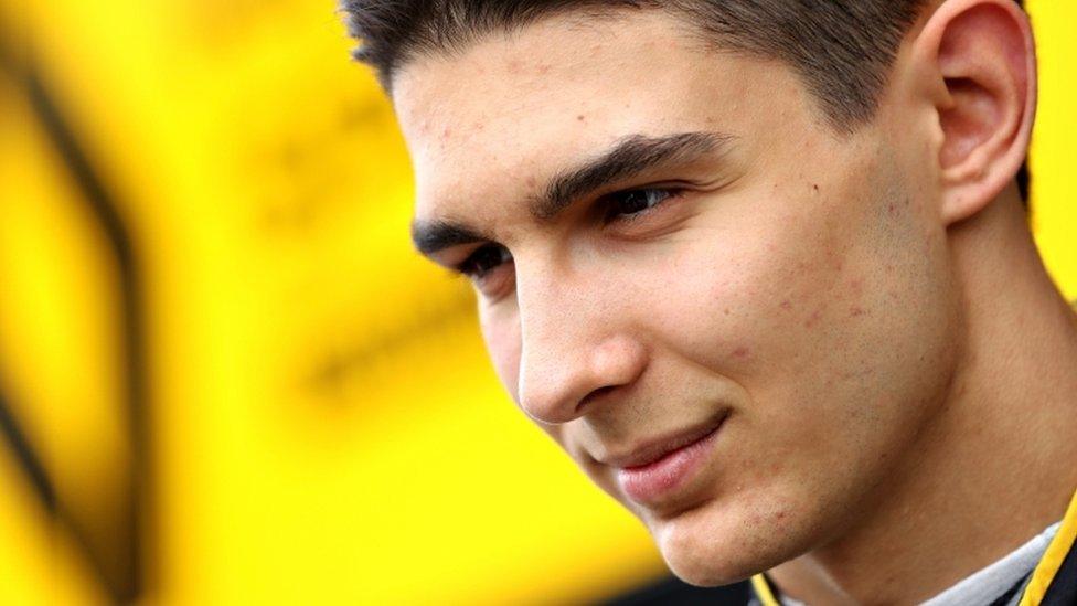 Manor driver Esteban Ocon