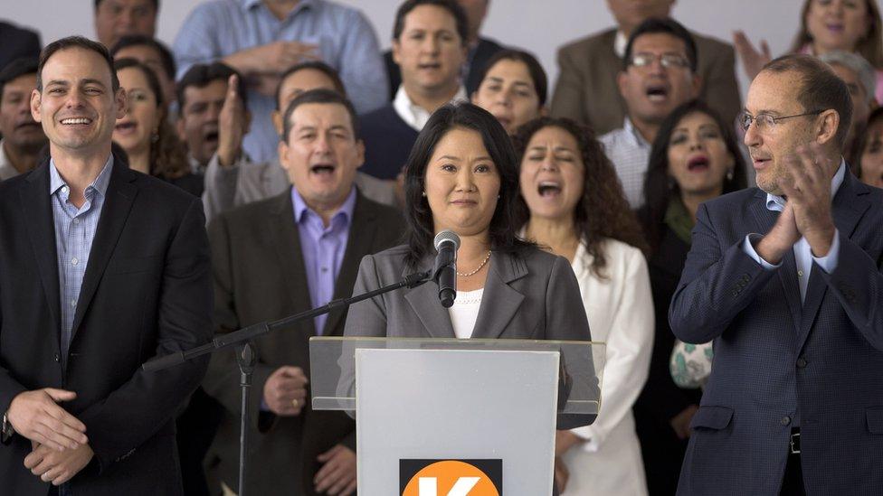 Keiko Fujimori concedes in presidential election in Lima, Peru, Friday, June 10, 2016