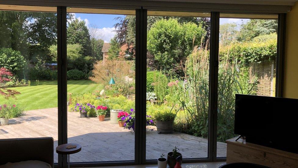 Triple-glazed doors in Colin Heal's house