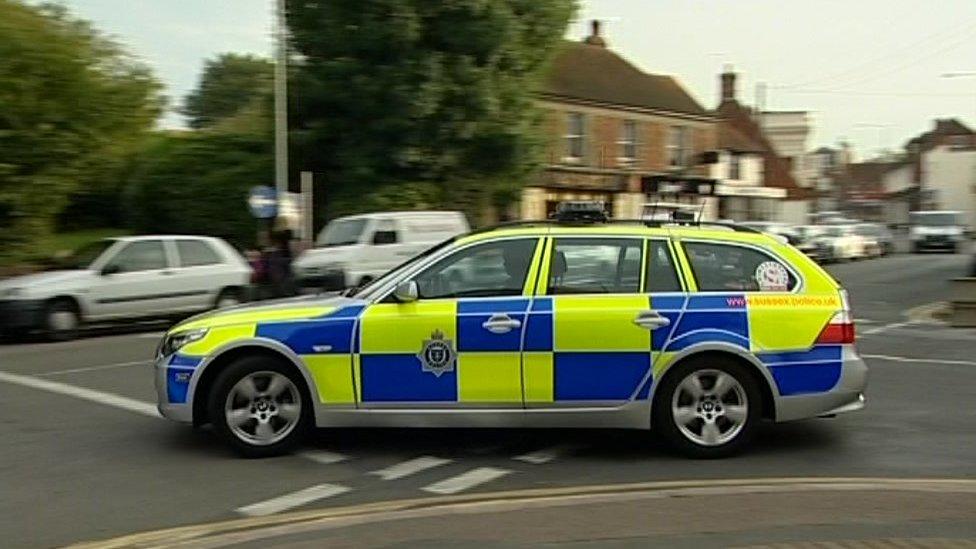 Sussex Police car