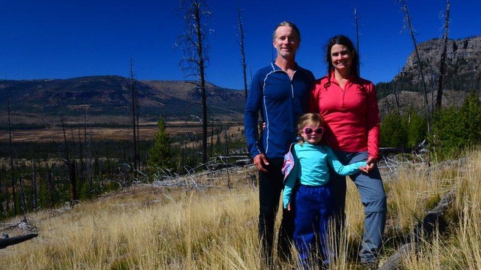 The Means family in the remotest spot in the United States lower 48