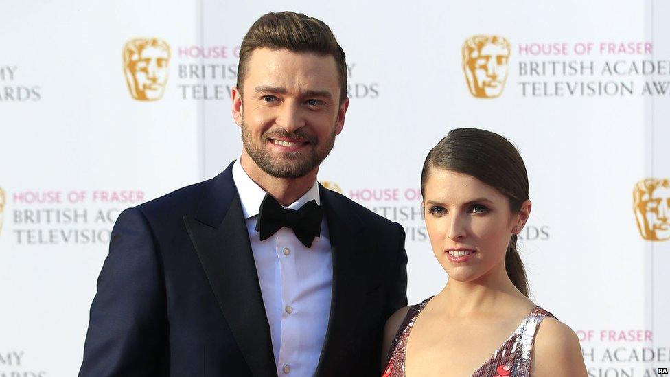 Justin Timberlake and Anna Kendrick