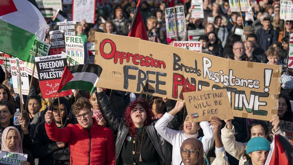 Edinburgh pro-Palestine protest