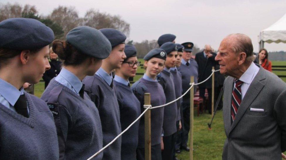 Duke of Edinburgh and RAF Air Cadets