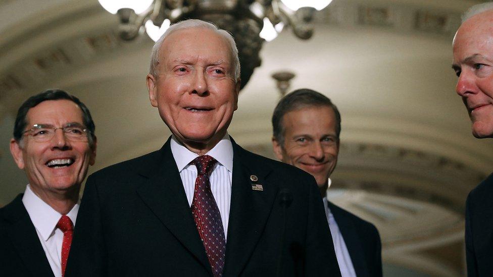 Senator Orrin Hatch of Utah, the longest-serving Republican Senator in US history