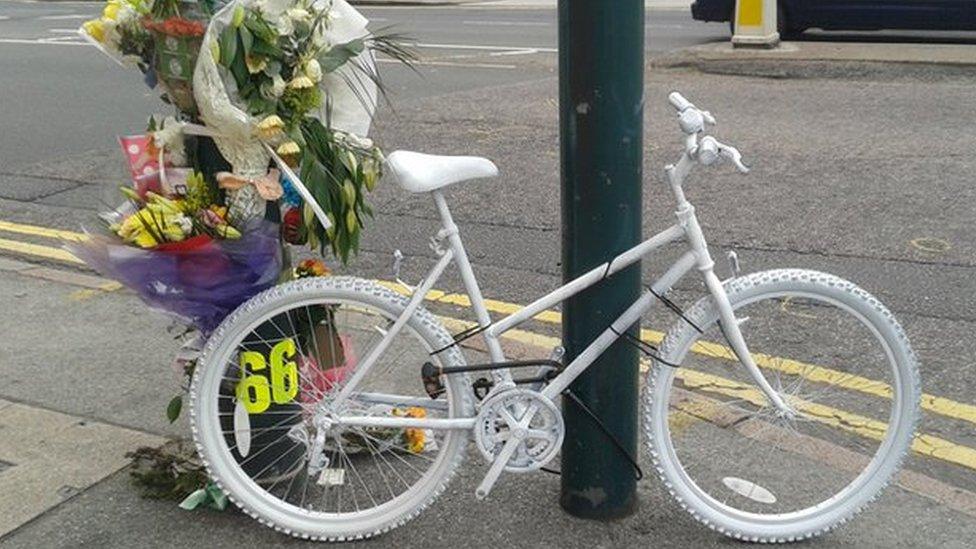 The ghost bike