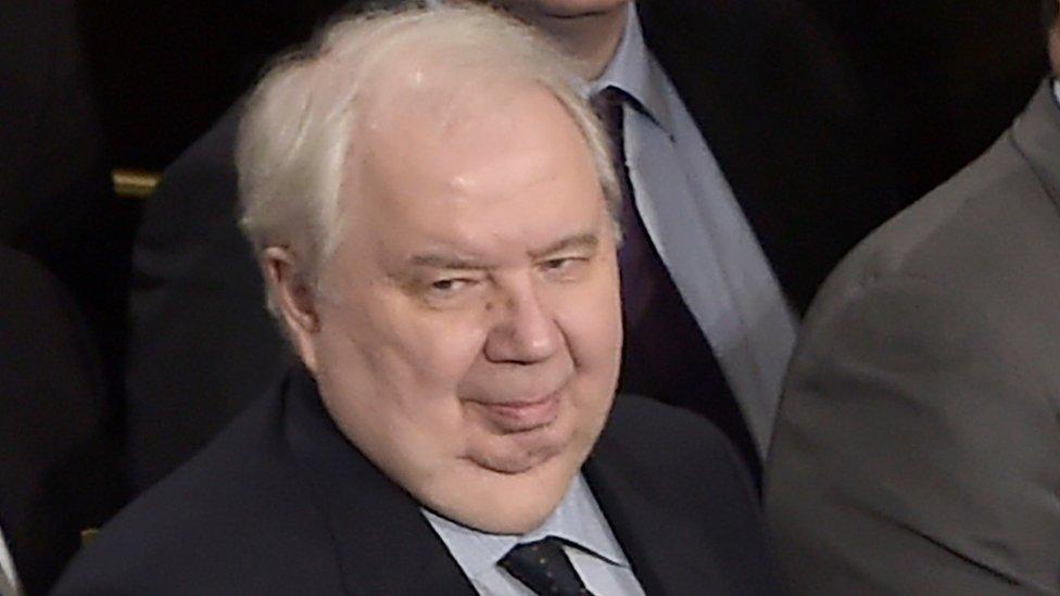 Russian ambassador to the US, Sergei Kislyak