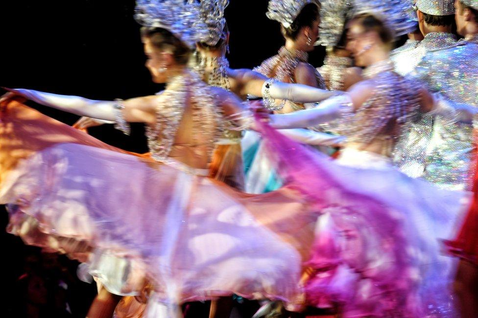 Dancers at the Moulin Rouge