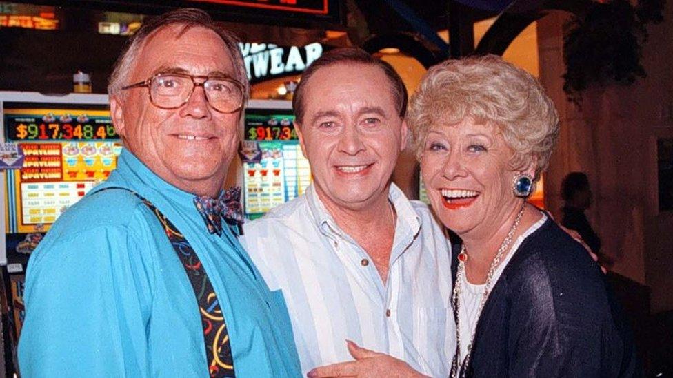 Neville Buswell, Bill Tarmey and Liz Dawn