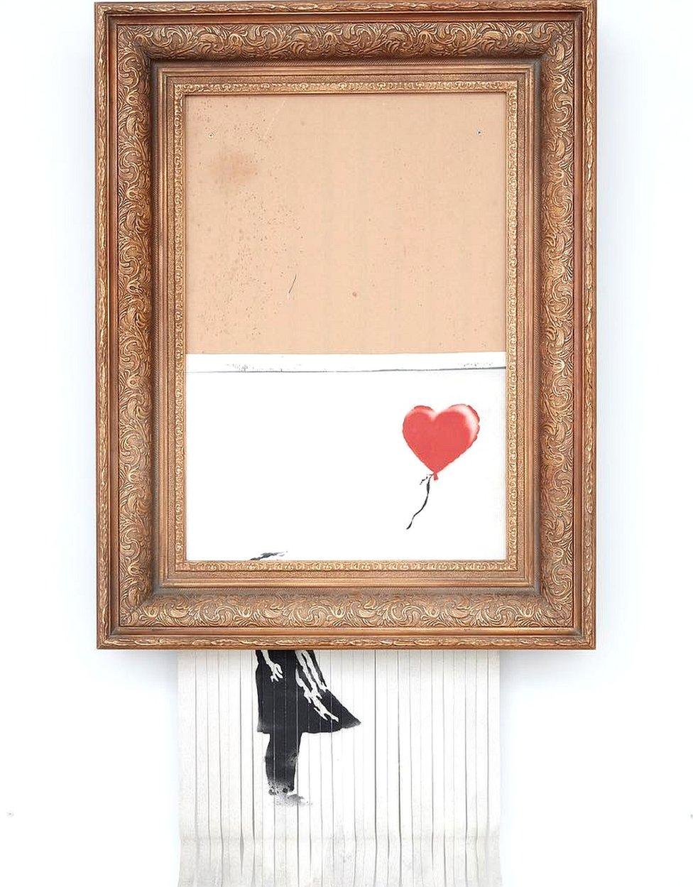 Love is in the Bin by Banksy