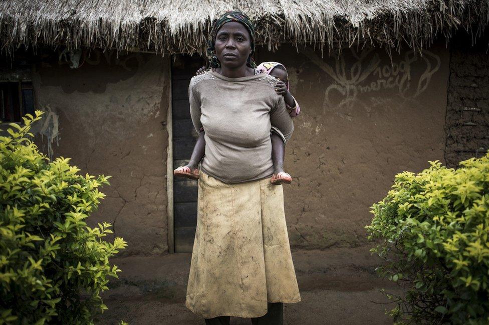 Portrait of Yvette, who has had her name changed for protection