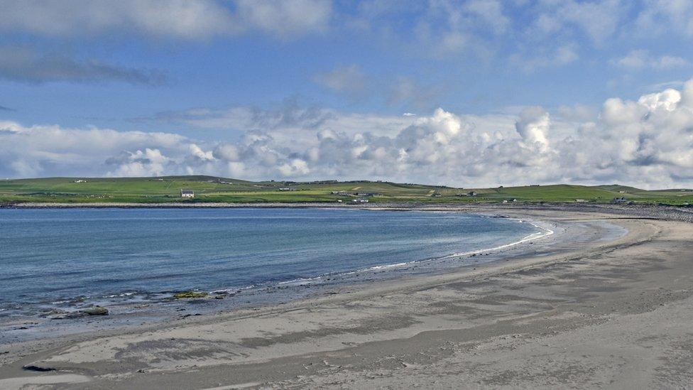 Bay of Skaill in the Orkney Islands