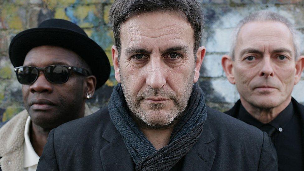 Lynval Golding, Terry Hall, John Bradbury of The Specials