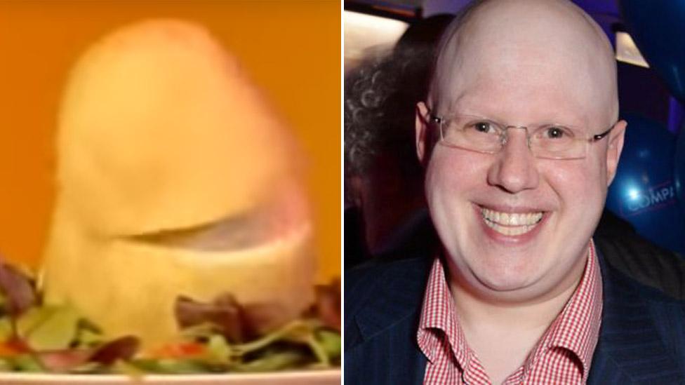 Matt Lucas and his singing baked potato