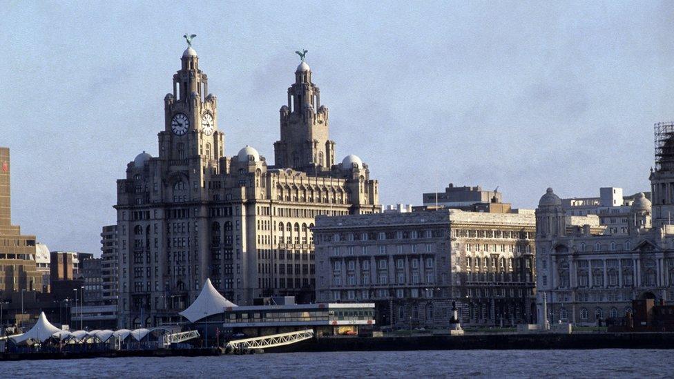 The Liver Building in Liverpool