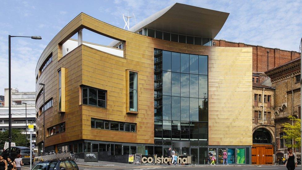 Exterior shot of Bristol's Colston Hall